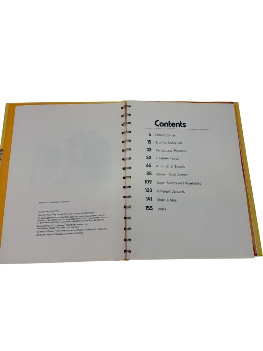 1978 Betty Crocker's Cookbook For Boys & Girls Kids Cooking Spiral Bound Recipes - Picture 4 of 11